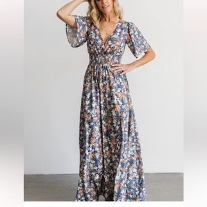 Baltic Born Verona Smocked Maxi Dress M